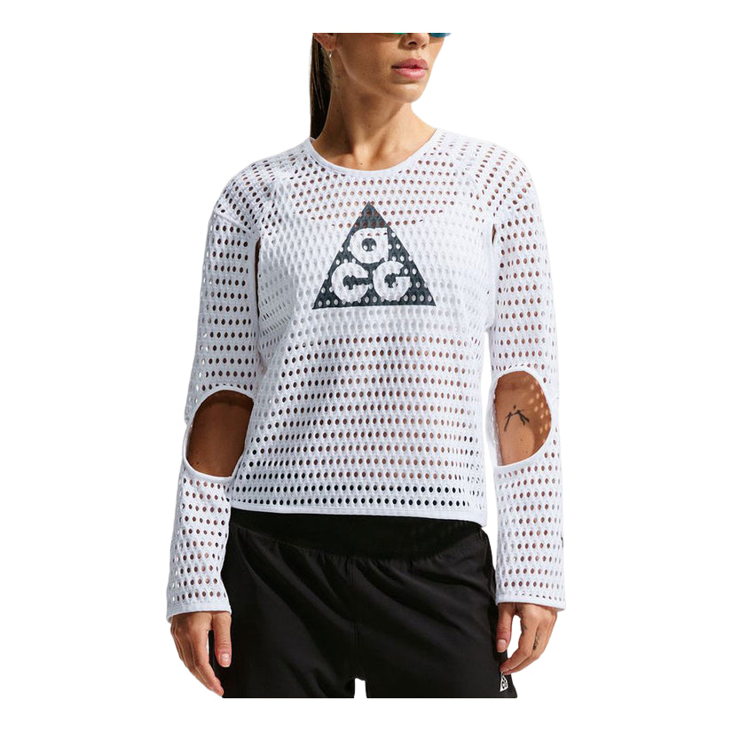(WMNS) Nike ACG Radical Airflow Long Sleeve Running Top 'White' IQ5852-100