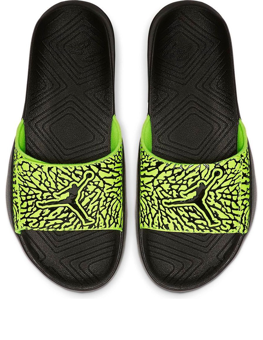 Air Jordan Hydro 7 V2 Slide 'Black Cement' BQ6290-700