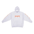 Balenciaga Metallica Hoodie Oversized Fit 'Dirty White Orange' 697879TMV890901