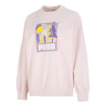 (WMNS) PUMA FF Bubble Sleeve Crew Neck Sweatshirt 'Pink' 538779-48