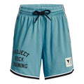 (WMNS) Under Armour Project Rock Penny Mesh Shorts 'Glacier Blue' 1377460-433