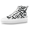 (WMNS) LOUIS VUITTON Stellar Ankle Sneakers 'White with Black Monogram' 1A8CYE