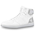 LOUIS VUITTON Rivoli Ankle Sneakers 'White Monogram with Silver' 1A8V86