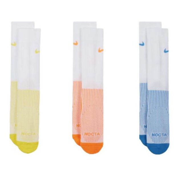 Nike x NOCTA Drake FW23 Dri-Fit LOGO 3 Pack Socks 'Multi Color' DD9240-910