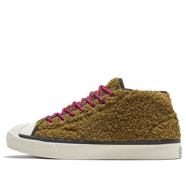 Converse Jack Purcell Mid 'Retro Sherpa - Dark Moss' 169789C
