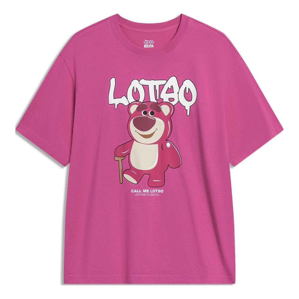 Li-Ning x Disney Toy Story Lotso Graphic T-shirt 'Pink' AHST755-5