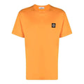 STONE ISLAND Garment Dyed Logo T-shirt 'Orange' 101524113-V0032