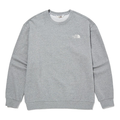 THE NORTH FACE Logo Cotton Basic Sweater 'Grey' NM5MM03J