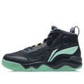 Li-Ning Basketball Shoes 'Black Mint Green' AGBR081-2