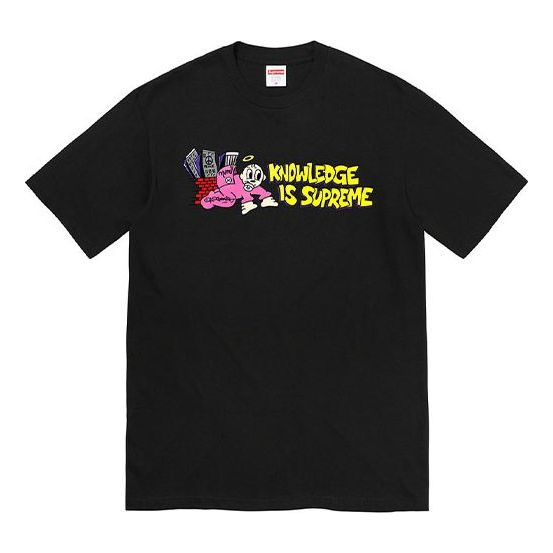 Supreme SS22 Week 1 Knowledge Tee T SUP-SS22-002-BLK