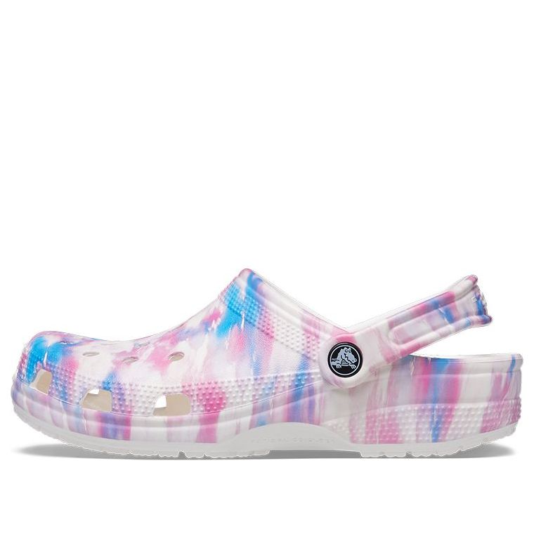 Crocs Classic Casual Unisex White Pink Blue Sandals 'White Pink Blue' 207567-94S