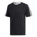 adidas Trefoil Ribbed Tee 'Black White' ED5609