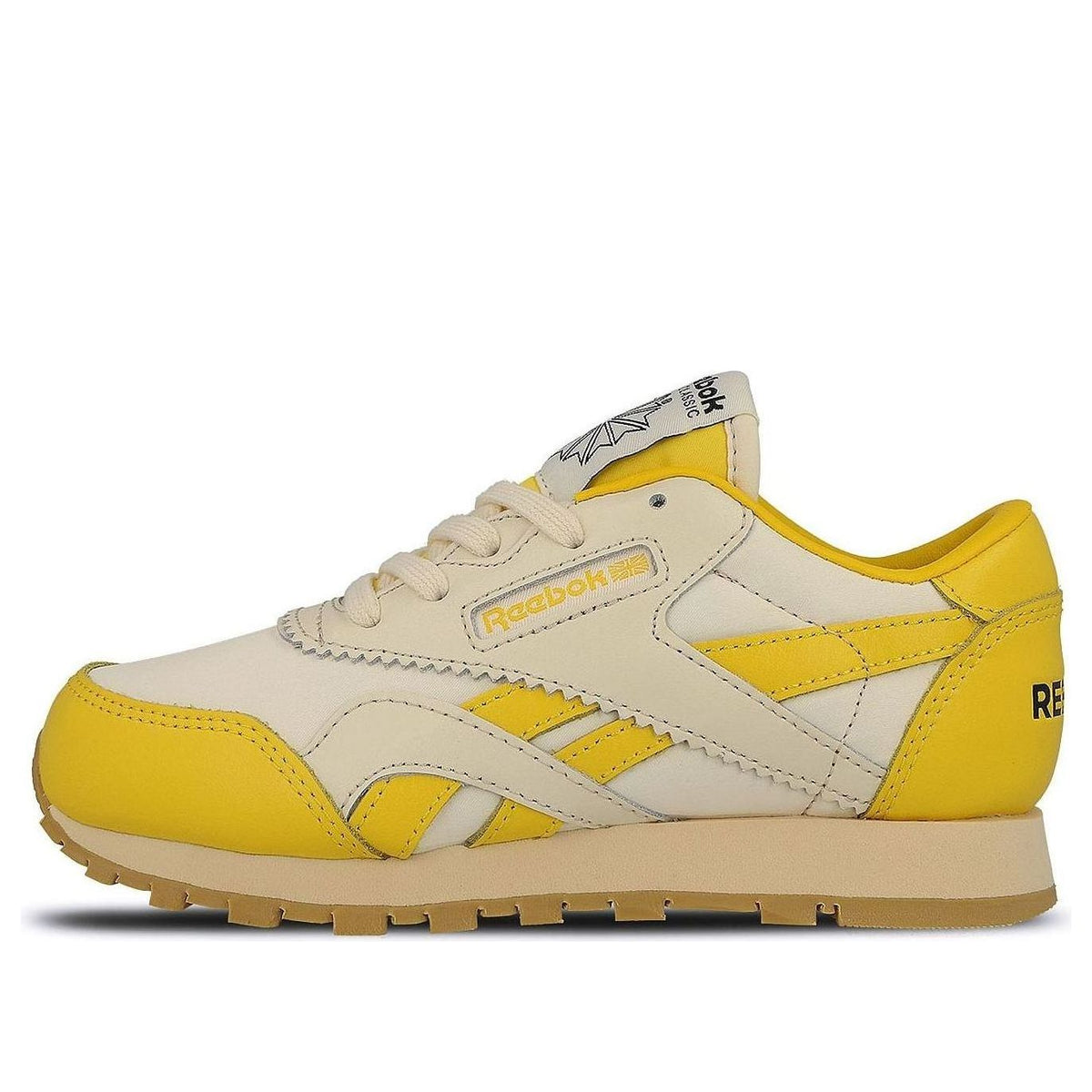(GS) Reebok Classic Nylon x TAO 'White Yellow' EG1468
