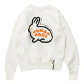HUMAN MADE Crewneck Rabbit Sweatshirt 'White' HM24CS020
