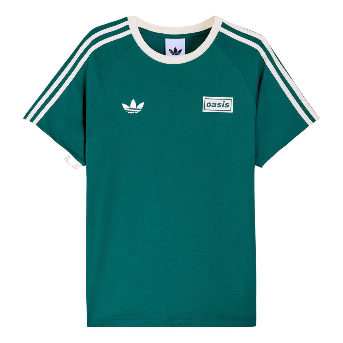 adidas Tour Three Stripe T-Shirt 'Collegiate Green Cream White' KW6283