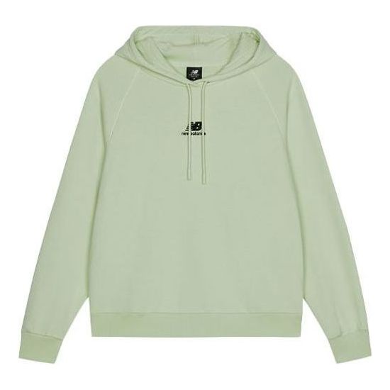 (WMNS) New Balance Lifestyle Classic Hoodie Asia Sizing 'Lime Green' AWT13347-CGN