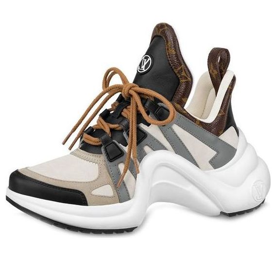 (WMNS) LOUIS VUITTON LV Archlight Sneakers 'Tan Grey' 1AAOWX