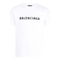 Balenciaga Blurred Logo T-Shirt 'White Black' 661705TKVD59040