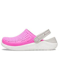 (GS) Crocs LiteRide Clogs 'Pink White Grey' 205964-6QR