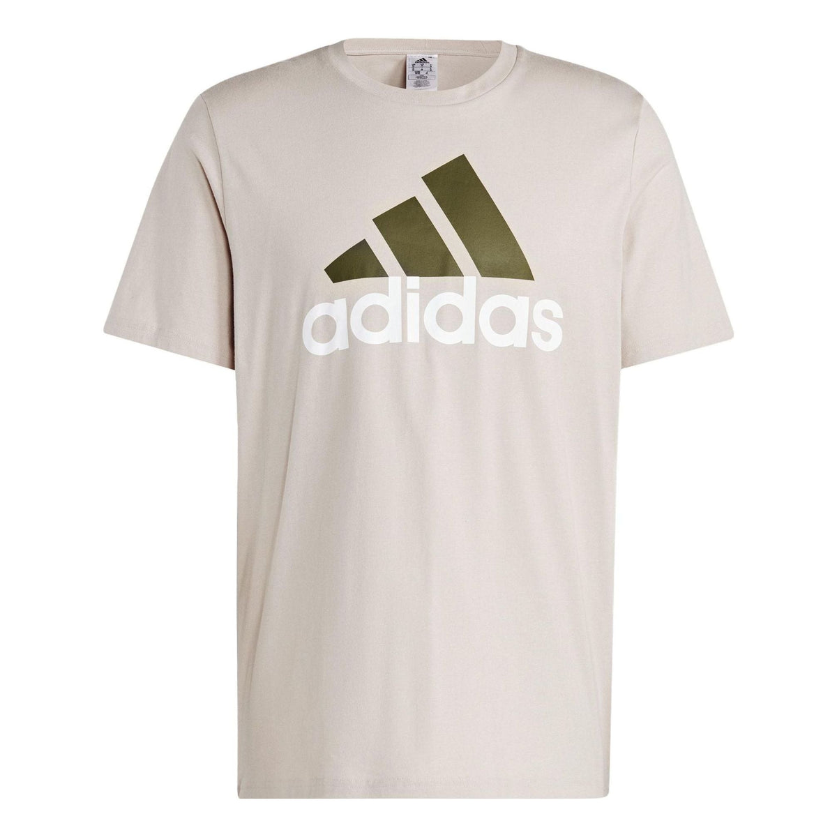 adidas Essentials Single Big Logo T-shirt 'Wonder Taupe' IC9356