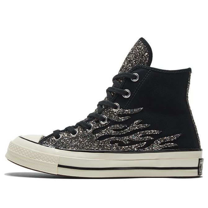 (WMNS) Converse Chuck 70 Hi 'Archival Glitter Flame - Black Egret' 569387C