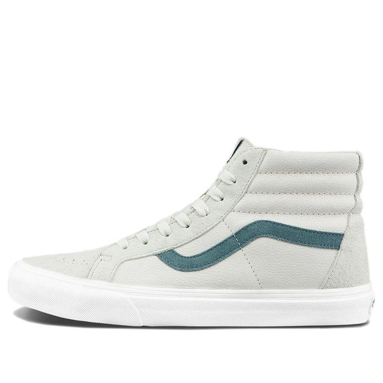 Vans SK8-HI High Top Retro Skate Shoes Unisex Light Grey Light Gray VN0A4U3D5E9