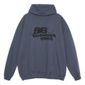 Balenciaga Hand-Drawn BB Icon Hoodie Large Fit 'Blue' 620973TNVQ14183