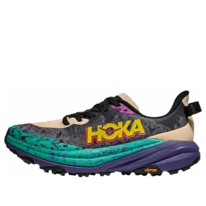 (WMNS) HOKA ONE ONE Speedgoat 6 'Oatmeal Mountain Iris' 1147811-OMN