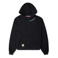 (WMNS) Converse Crafted Fashion Graphic Hoodie Asia Sizing 'Black' 10024178-A01