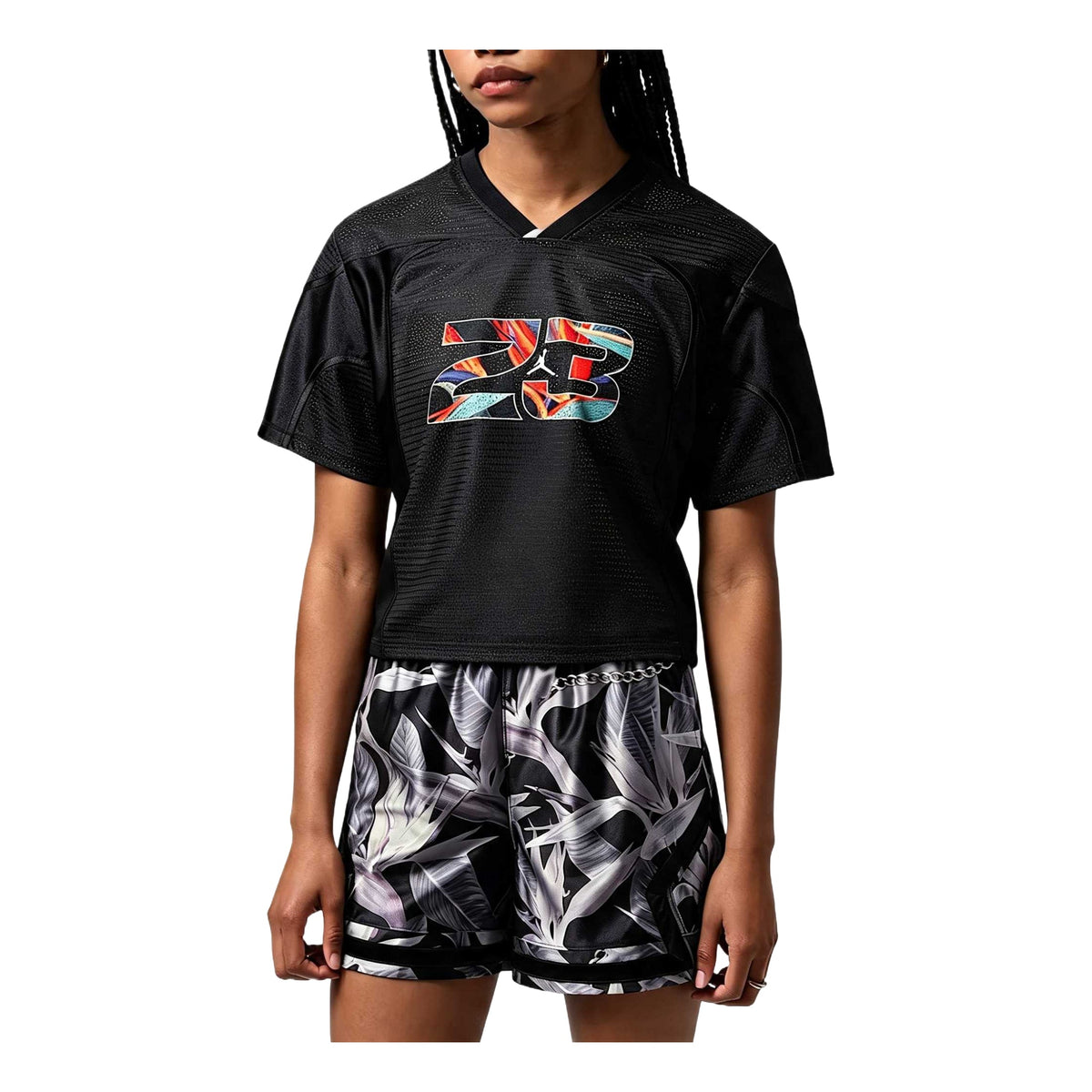(WMNS) Jordan Flight Jersey 'Black' IV5220-010