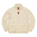 Supreme Box Logo Cowichan Sweater 'White Red Black' SUP-FW22-751