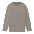 Li-Ning Embroidered Loose Round Neck Long Sleeves Top 'Brown Grey' AHSS130-2