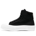Alexander McQueen High-top Deck Plimsoll 'Black' 707681W4MV71070