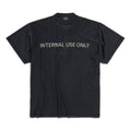 Balenciaga Internal Use Only Inside-out T-shirt 'Black' 787358TQVU21083