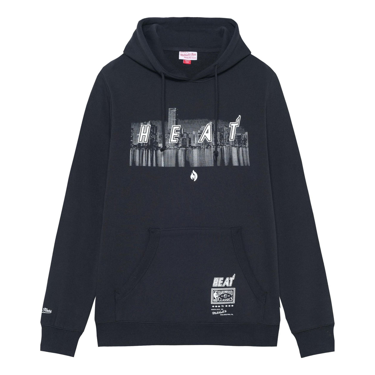 Mitchell & Ness x Nicky Jam Cityscape Hoodie 'Miami Heat' FPHD5283-MHEYYPPPBLCK
