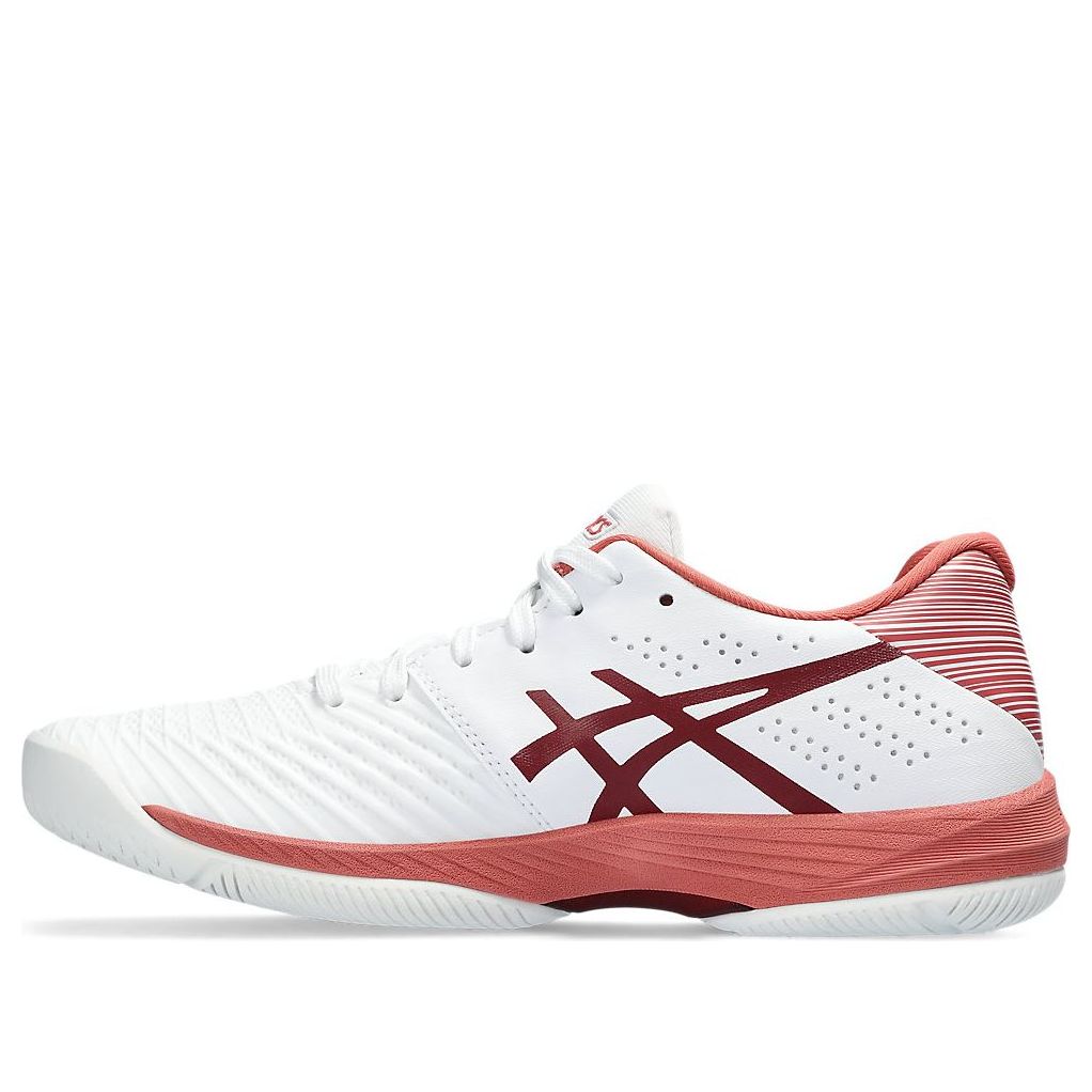 (WMNS) ASICS Solution Swift FF 'White Red' 1042A197-106