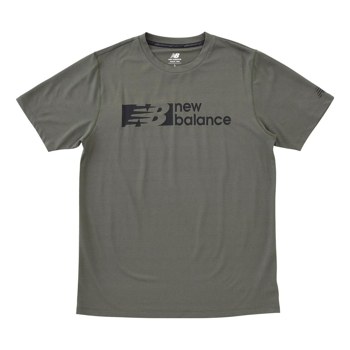 New Balance Athletic Tee Asia Sizing 'Dark Green' AMT31074-DON