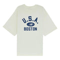New Balance Boston Tee Asia Sizing 'White Blue' AMT22391-IV