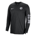 Nike x NBA Dri-FIT Brooklyn Nets Long Sleeve Pre-Game T-Shirt 'Black' FB3465-010