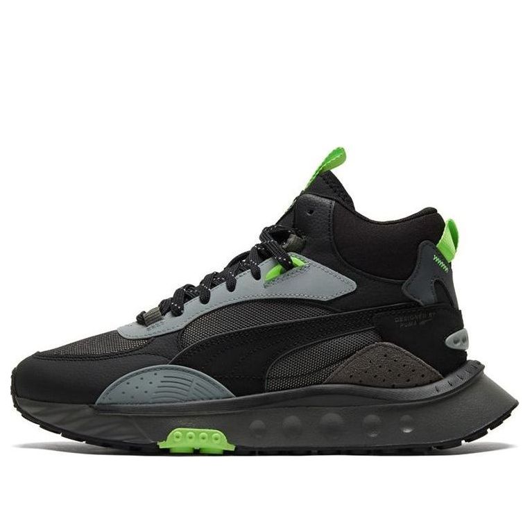 PUMA Wild Rider Mid 'Black Dark Shadow' 381598-01
