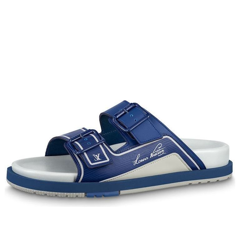 LOUIS VUITTON LV Trainer Sandals 'Navy' 1AA6SA