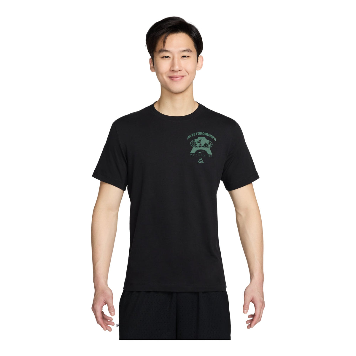 Nike Giannis M90 Basketball T-Shirt Asia Sizing 'Black' FV8409-010