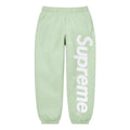 Supreme Satin Appliqu Sweatpants 'Green White' SUP-FW22-439