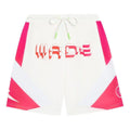 Li-Ning Way Of Wade Logo Basketball Shorts 'White Pink' AAPS137-1