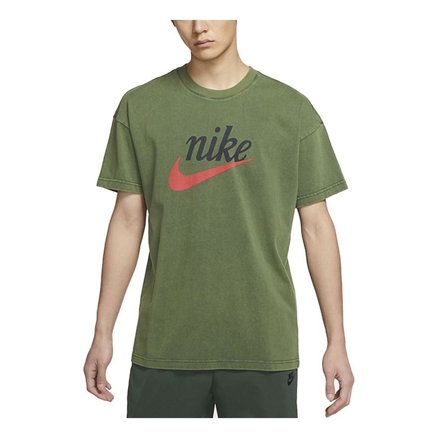 Nike AS Men's Nike Sportswear HE SS KNIT Top WASH GALACTIC JADE DA0034-337