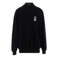 Balenciaga Barcode Crewneck Sweater 'Black' 652981TKVE61070