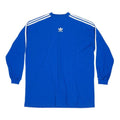 Balenciaga x adidas Long Sleeve T-shirt Oversized 'Blue' 728789TNVA65531