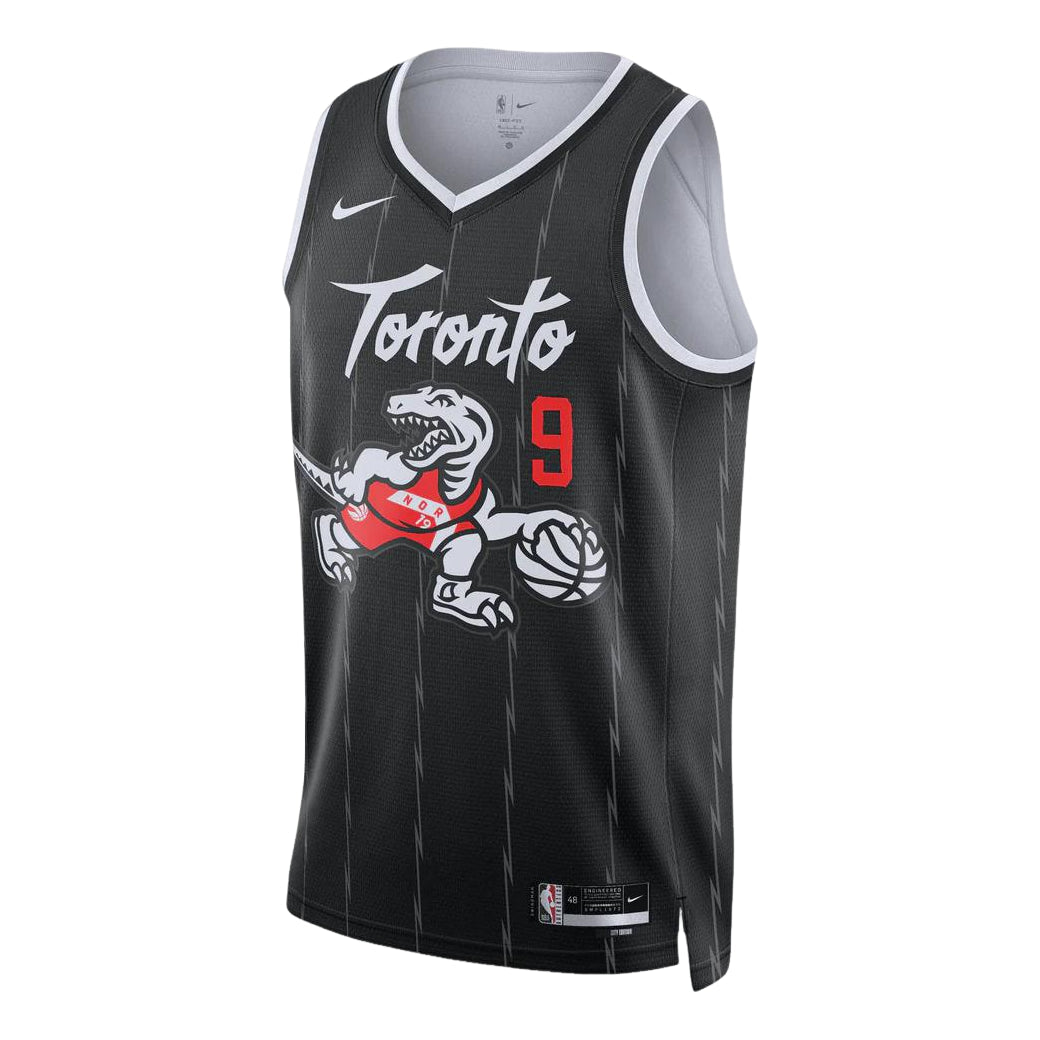 Nike NBA RJ Barrett Toronto Raptors City Edition Swingman Jersey 'Black' HM5997-012