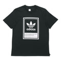 adidas originals Large Logo Printing Casual Sports Short Sleeve Black DU8342