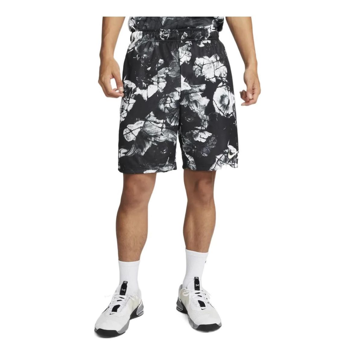 Men's Nike Pattern Printing Sports Shorts Black DQ4807-010